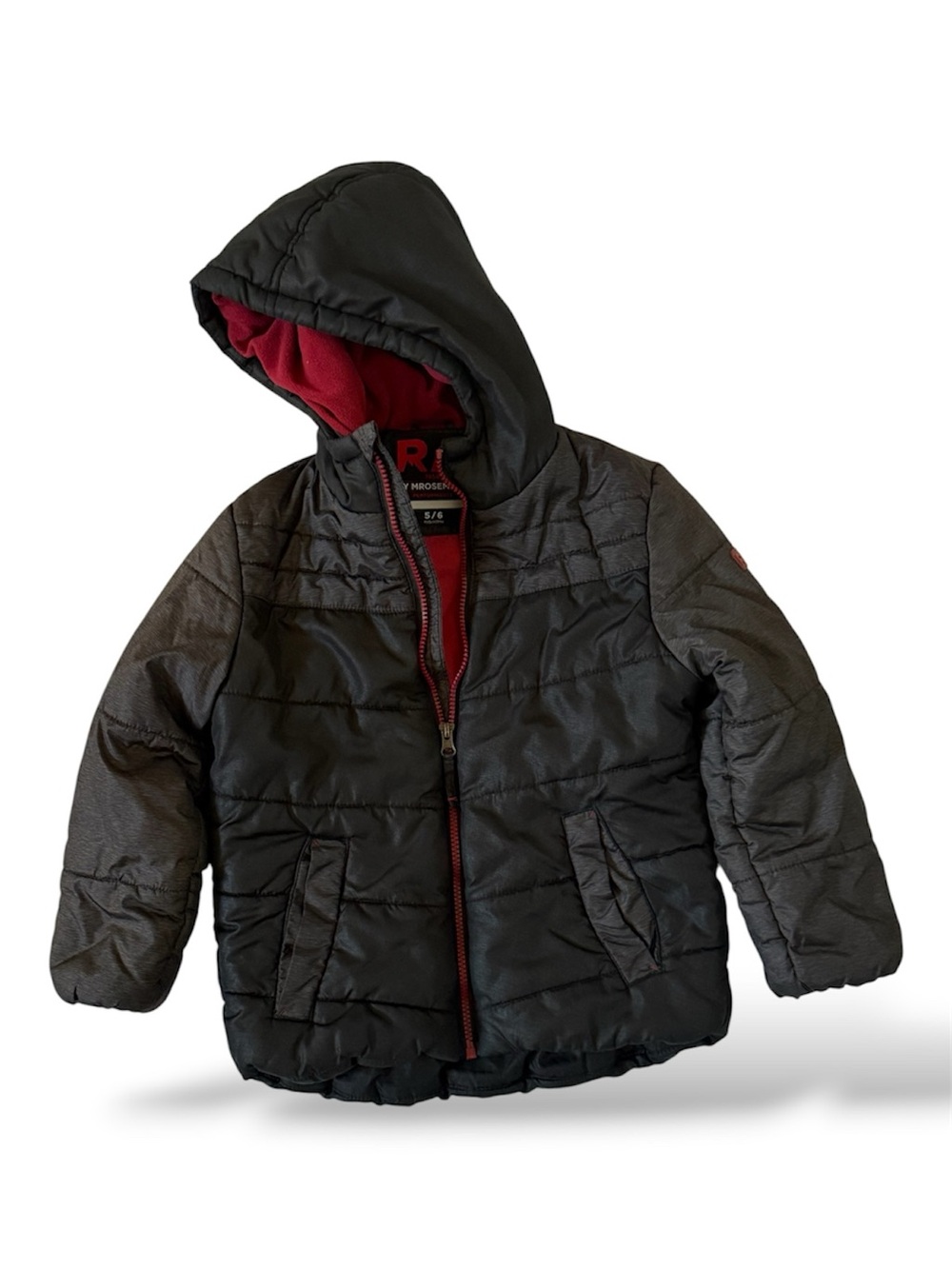 Kids Black Puffer Jacket